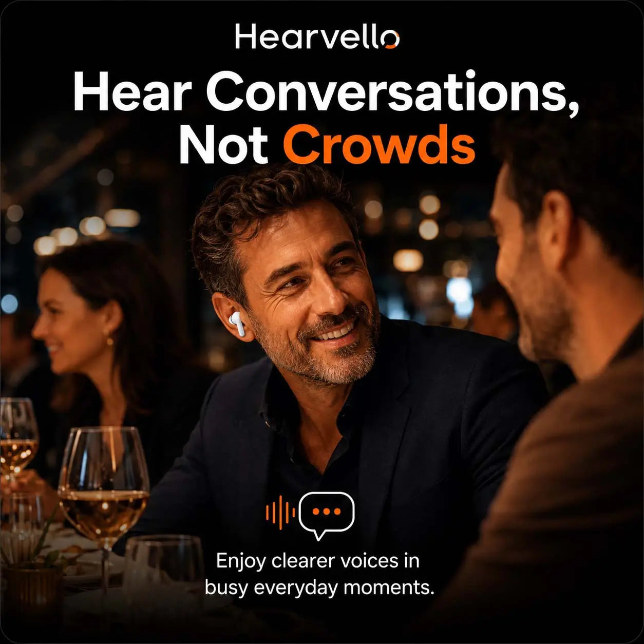 Vitawello ITE300 pro Rechargeable OTC Hearing Aids