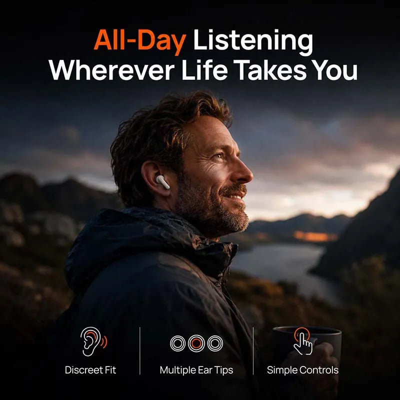 Vitawello ITE300 Rechargeable OTC Hearing Aids